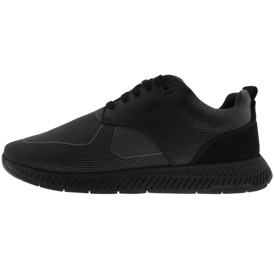 Alternative Image for ProductBOSS Titanium Runn Trainers Black1